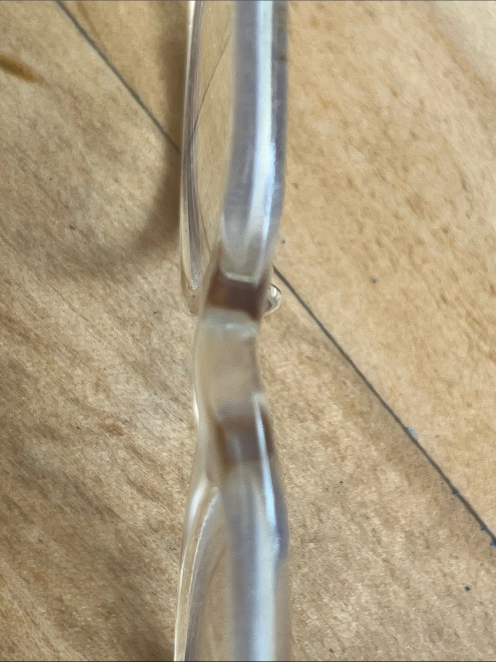 Vintage Burberry fClear Transparent Eye Glasses
